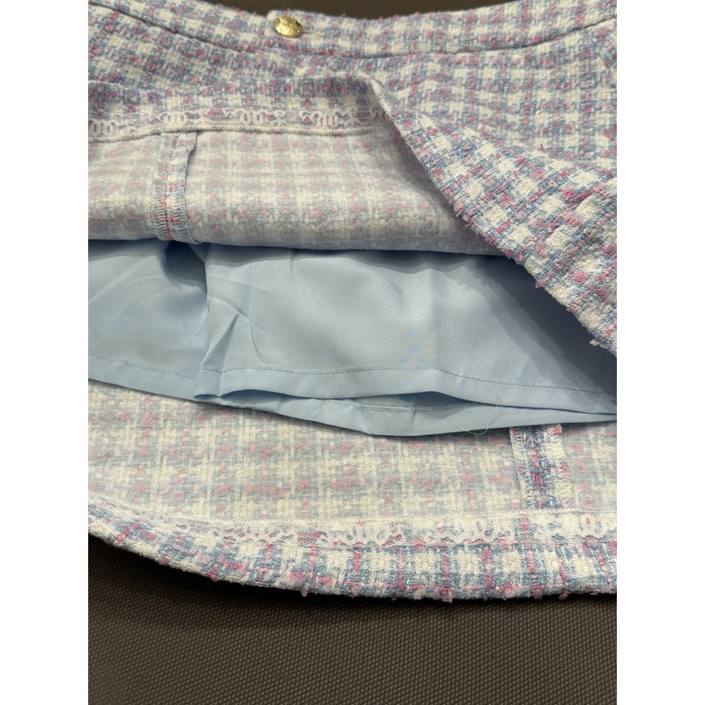 Lilly Pulitzer Colette Mini Skort Boucle Fabric Preppy Office Skirt Women's 8 - Picture 8 of 14